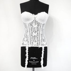 Vintage La Vie En Rose Butterfly Bridal White Fairycore Floral Lace Corset